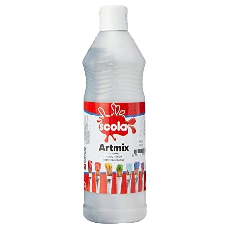 Guašas Artmix sidabrinės spalvos 600 ml