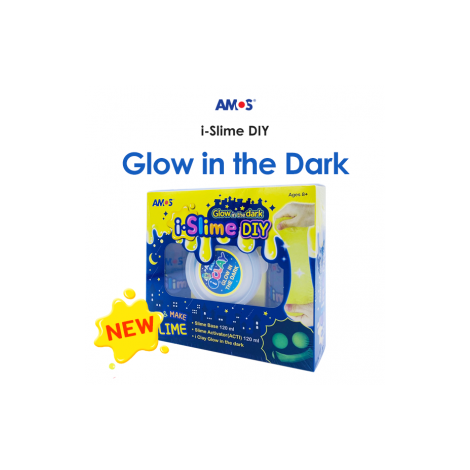 Kūrybinis rinkinys "Pasigamink slaimą Glow in the dark" Amos