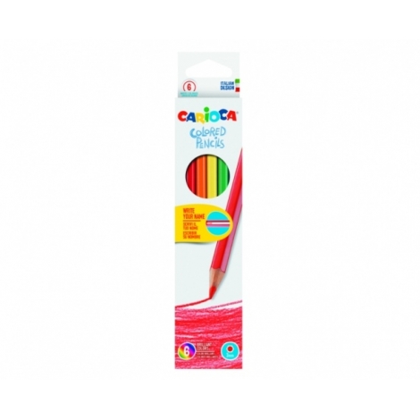 Spalvoti pieštukai CARIOCA, 6 spalvų
