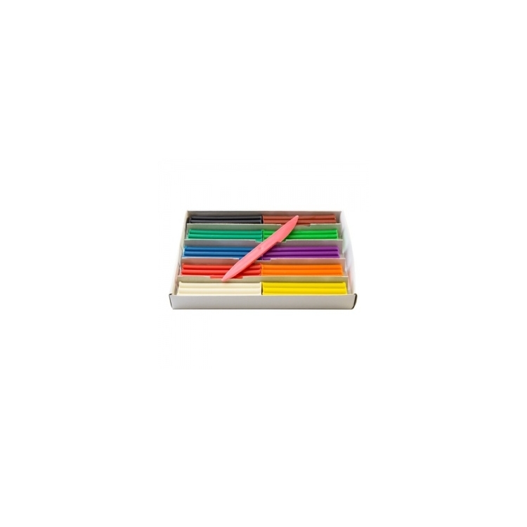 Plastilinas vaško pagrindu, minkštas "Kroha" LUČ, 12 spalvų  