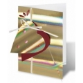 Holografinis kartonas „3D folija“, FOLIA, 5 lapai įvairių spalvų