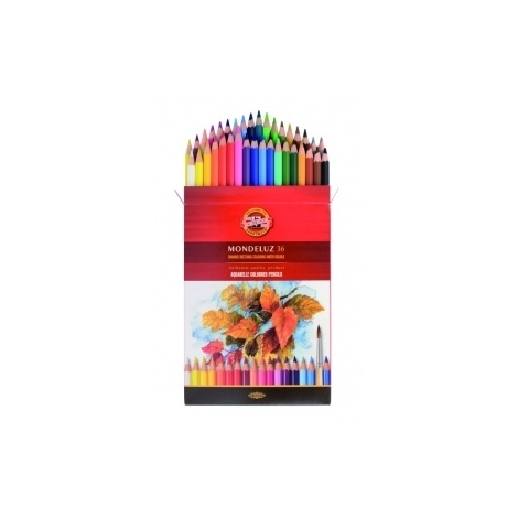 Akvareliniai pieštukai "Mondeluz Fruit" Koh-I-Noor, 36 spalvų 