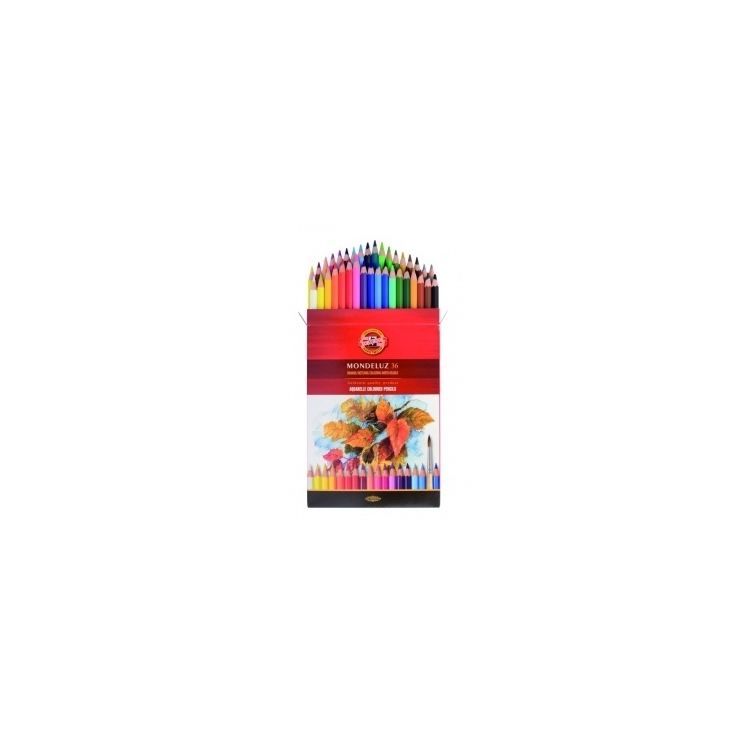 Akvareliniai pieštukai "Mondeluz Fruit" Koh-I-Noor, 36 spalvų 