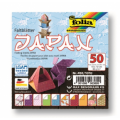 Origami "JAPAN" 50 lapų 10*10 FOLIA, įvairūs motyvai Lapo matmenys: 10x10cm 