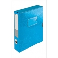 Dėklas - dėžutė dokumentams PANTA PLAST, PP, A4 sidabrinės spalvos