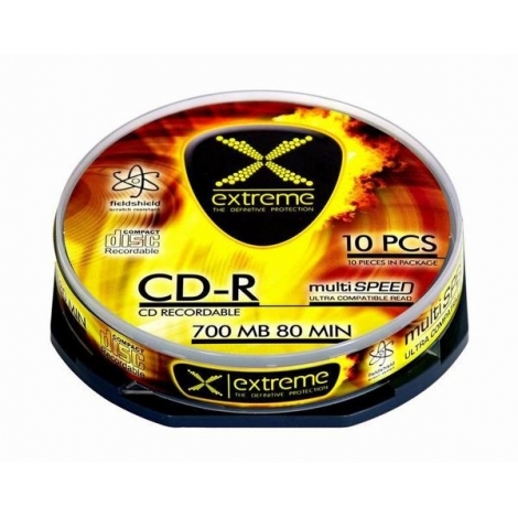 Extreme CD-R 700MB, 52X, rietuvė, 10 vnt