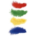 Dekoratyvinių plunksnų rinkinys 10 gr., įvairių spalvų FOLIA