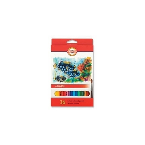 Akvareliniai pieštukai Koh-I-Noor, 36 sp