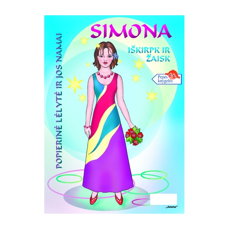 Spalvinimo knygelė "Simona"