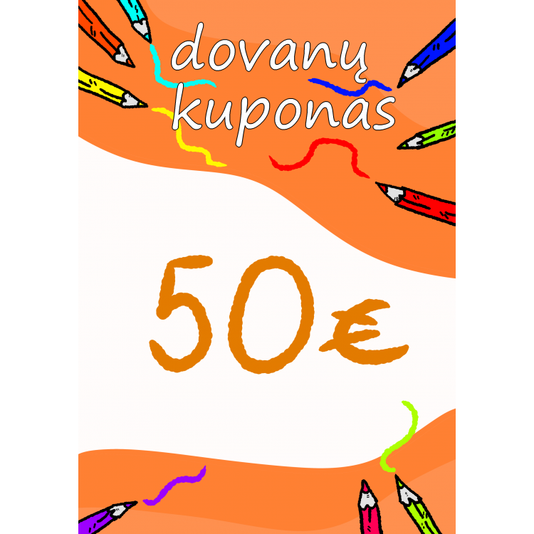 Dovanų kuponas 50 Eur
