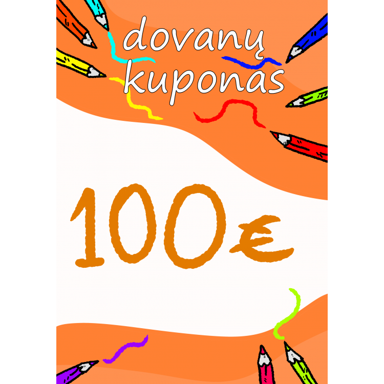 Dovanų kuponas 100 Eur